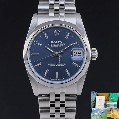 Rolex 1988, 1y warranty, Fullset, ref. 16030, Steel, Blue for 